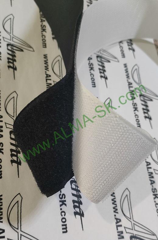 Suchý zips 100 mm HÁČIK čierny